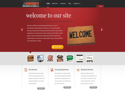 StrothersBookkeeping & Tax Service – Web Design